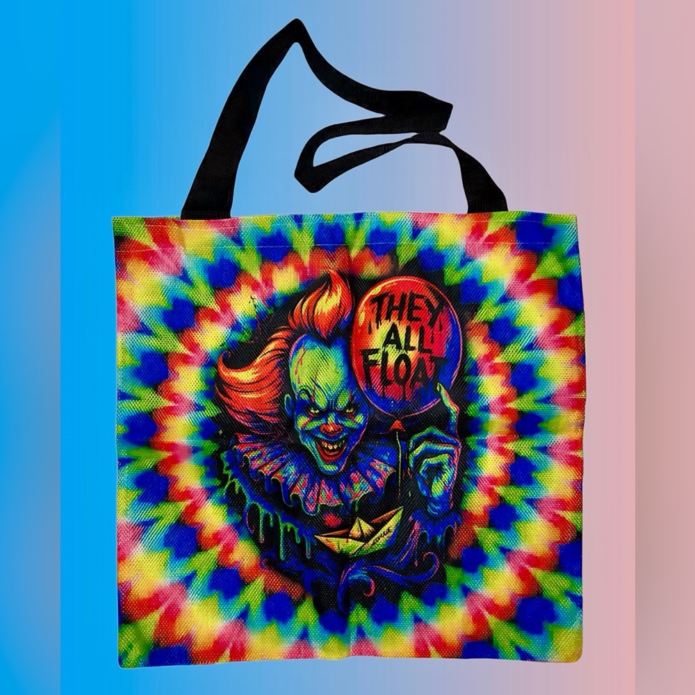 IT The Clown Handmade & Designed Double Sided Tote Bag